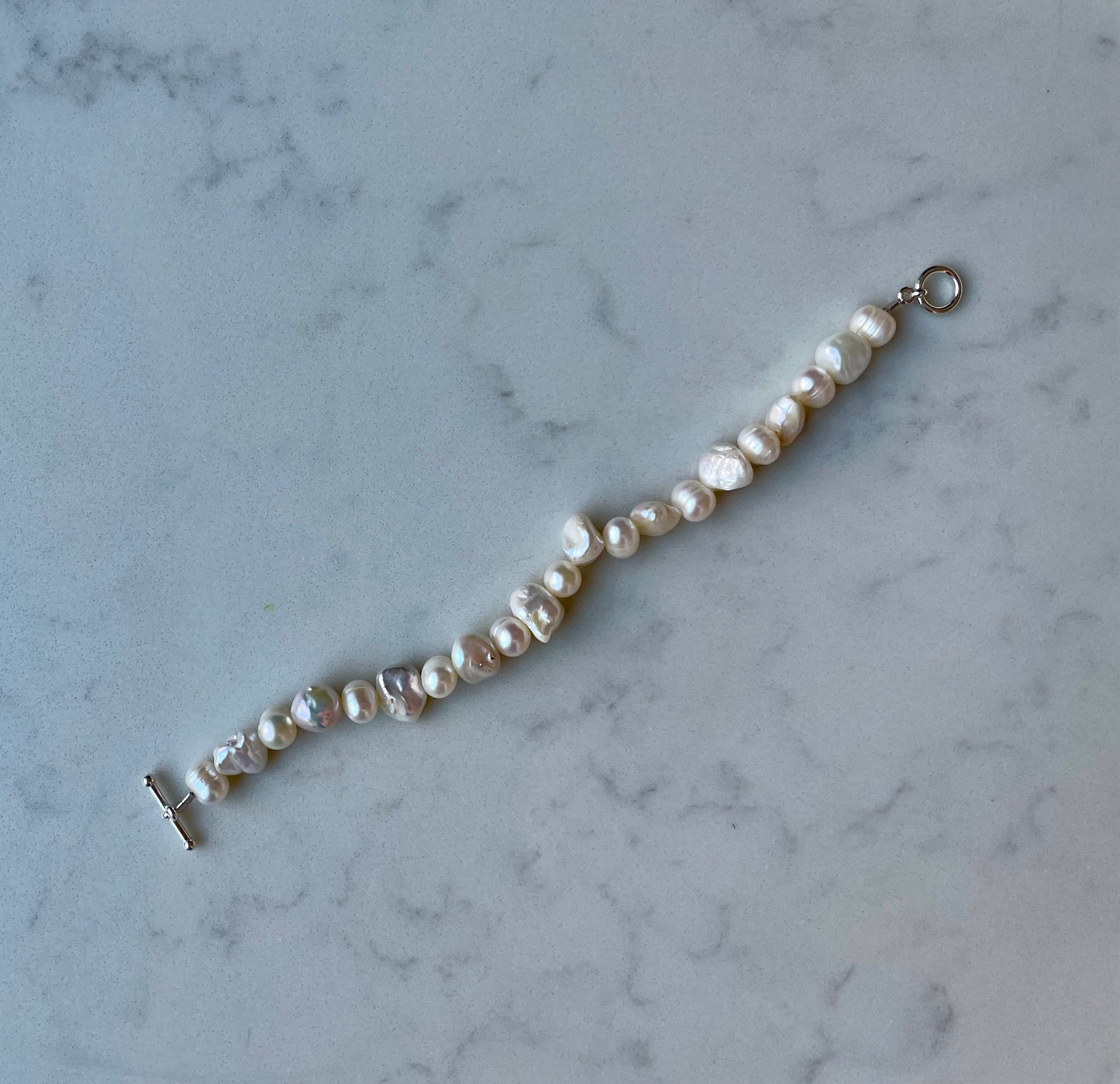 Pearl bobble bracelet