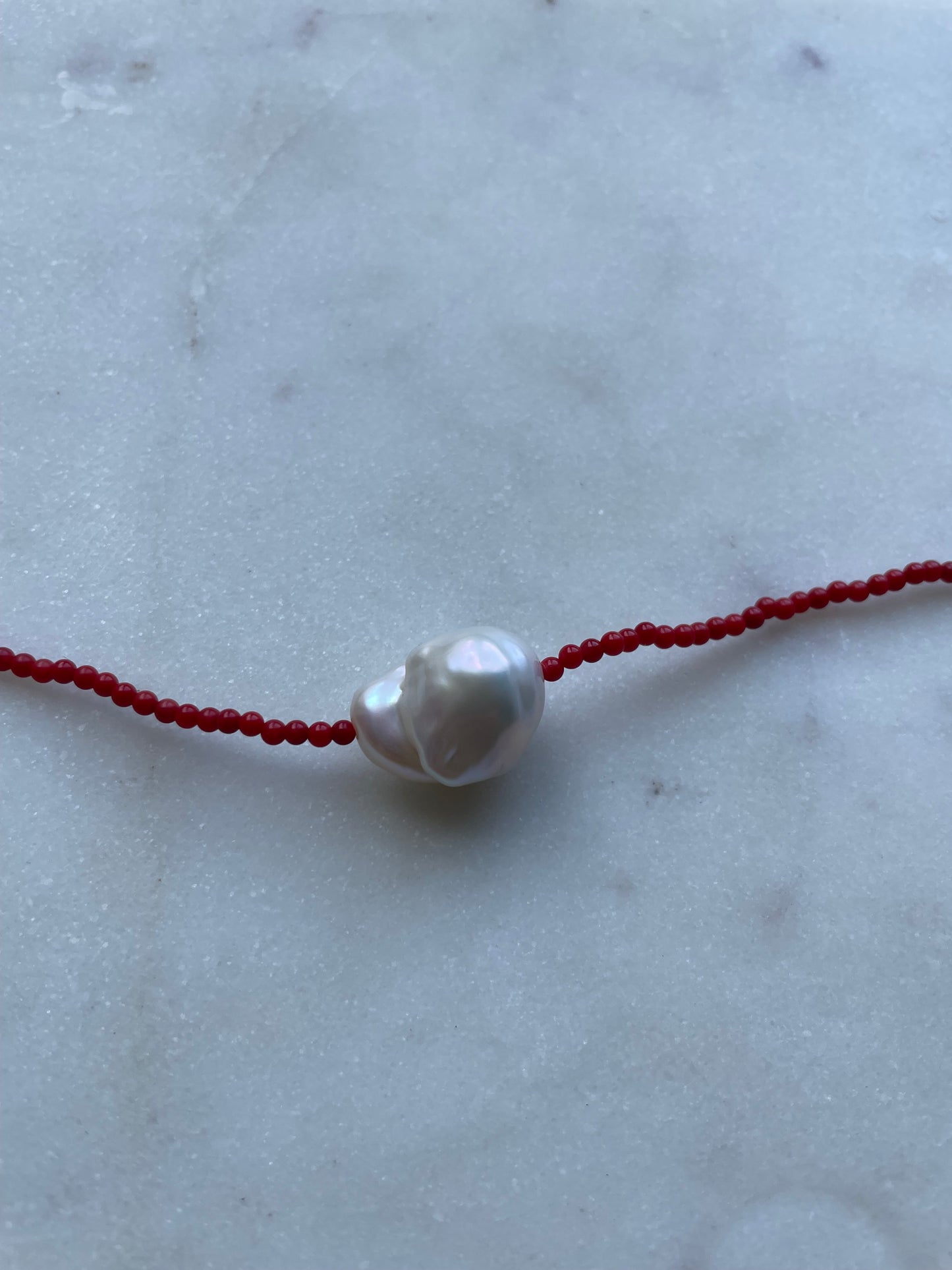 Flame ball pearl bracelet