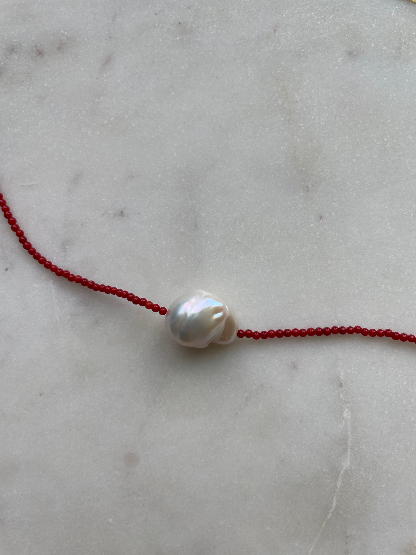 Coral flame ball