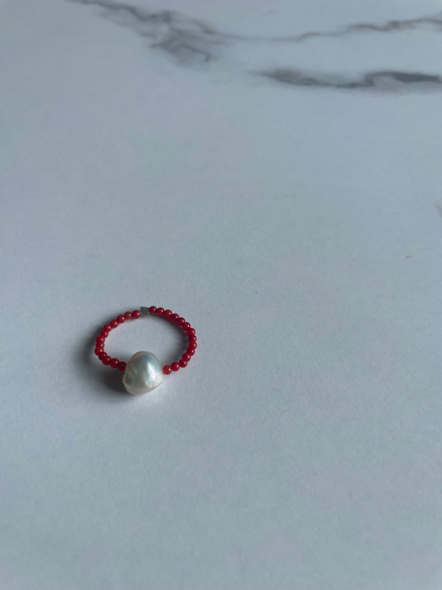 Coral Gem ring
