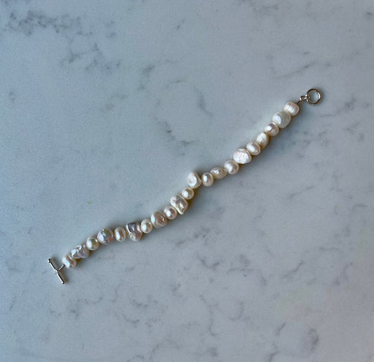 Pearl bobble bracelet