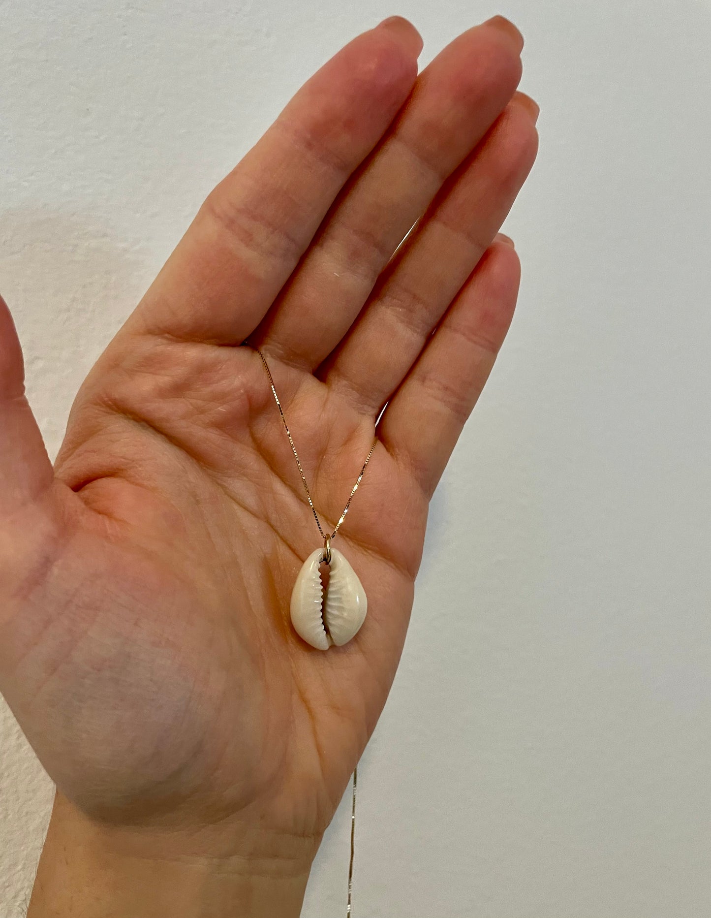 Ocean necklace 14k Yellow Gold