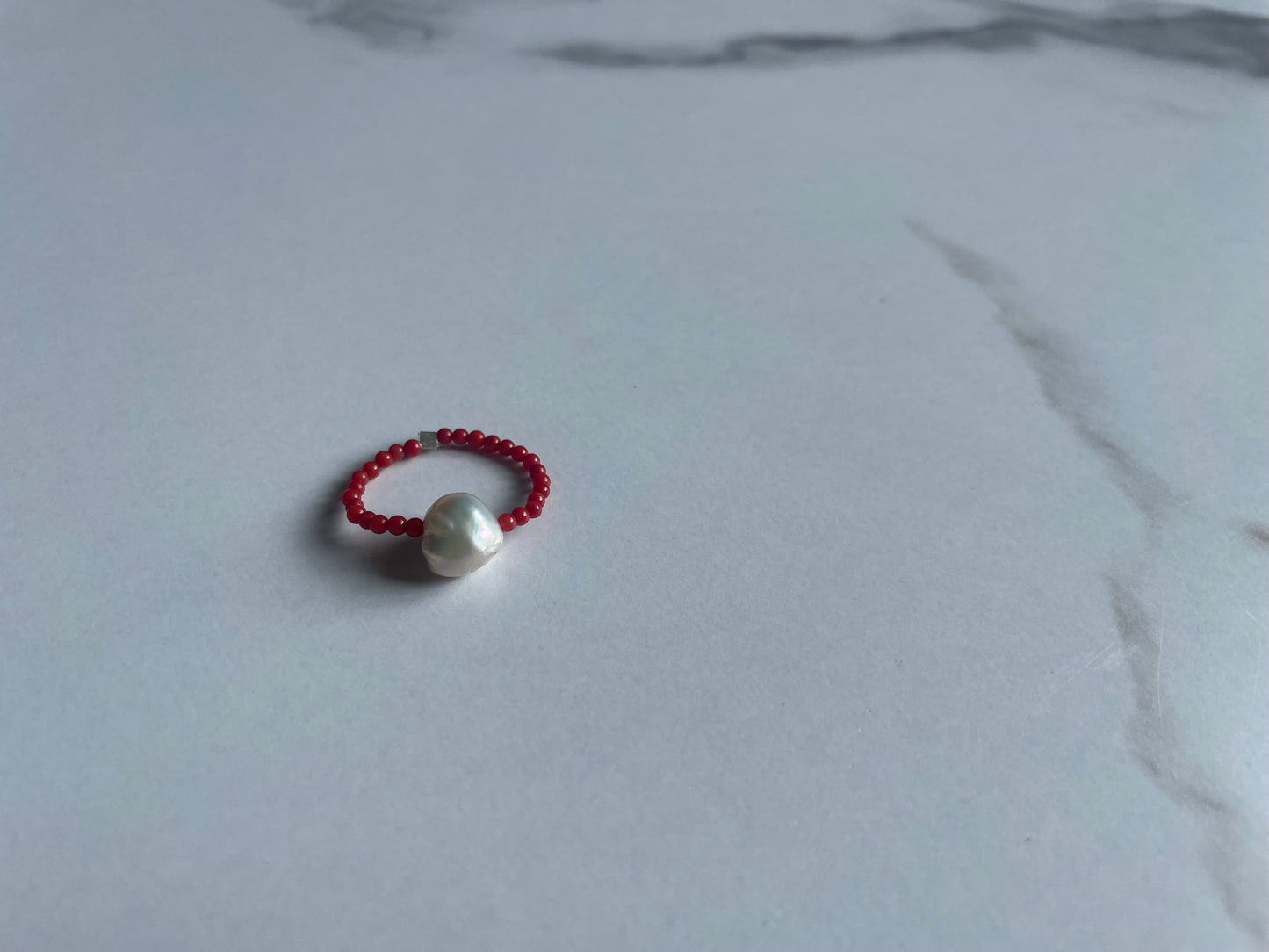 Coral Gem ring