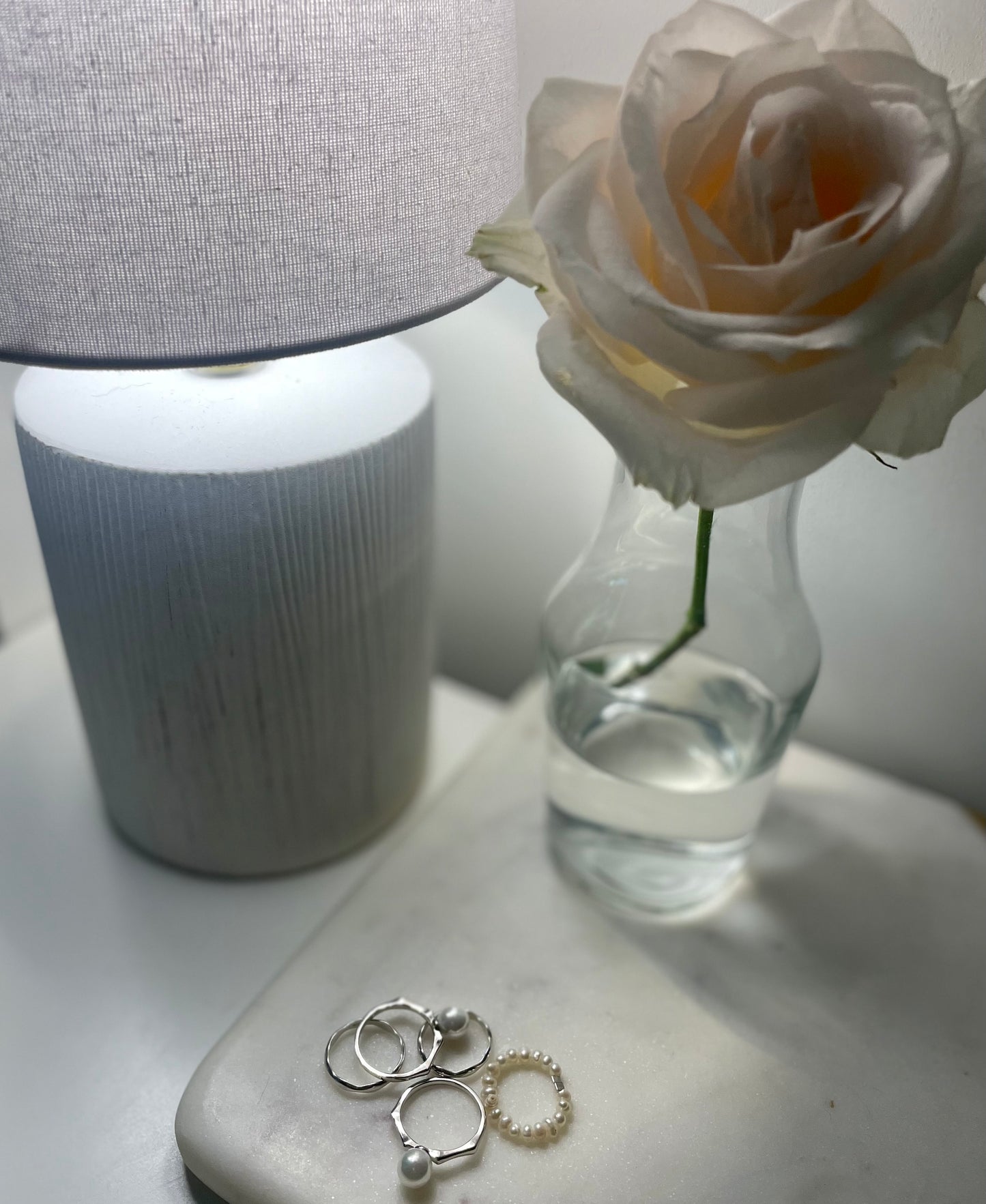 Simple Pearls Ring