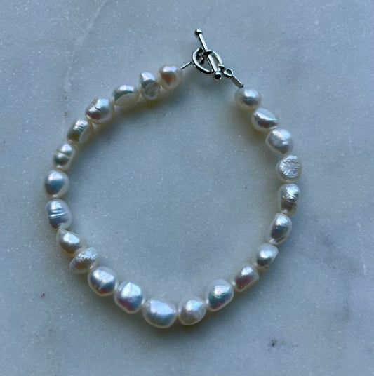 Nugget pearls bracelet