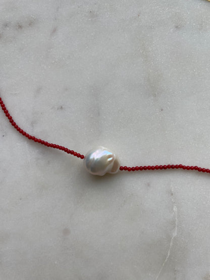 Coral flame ball