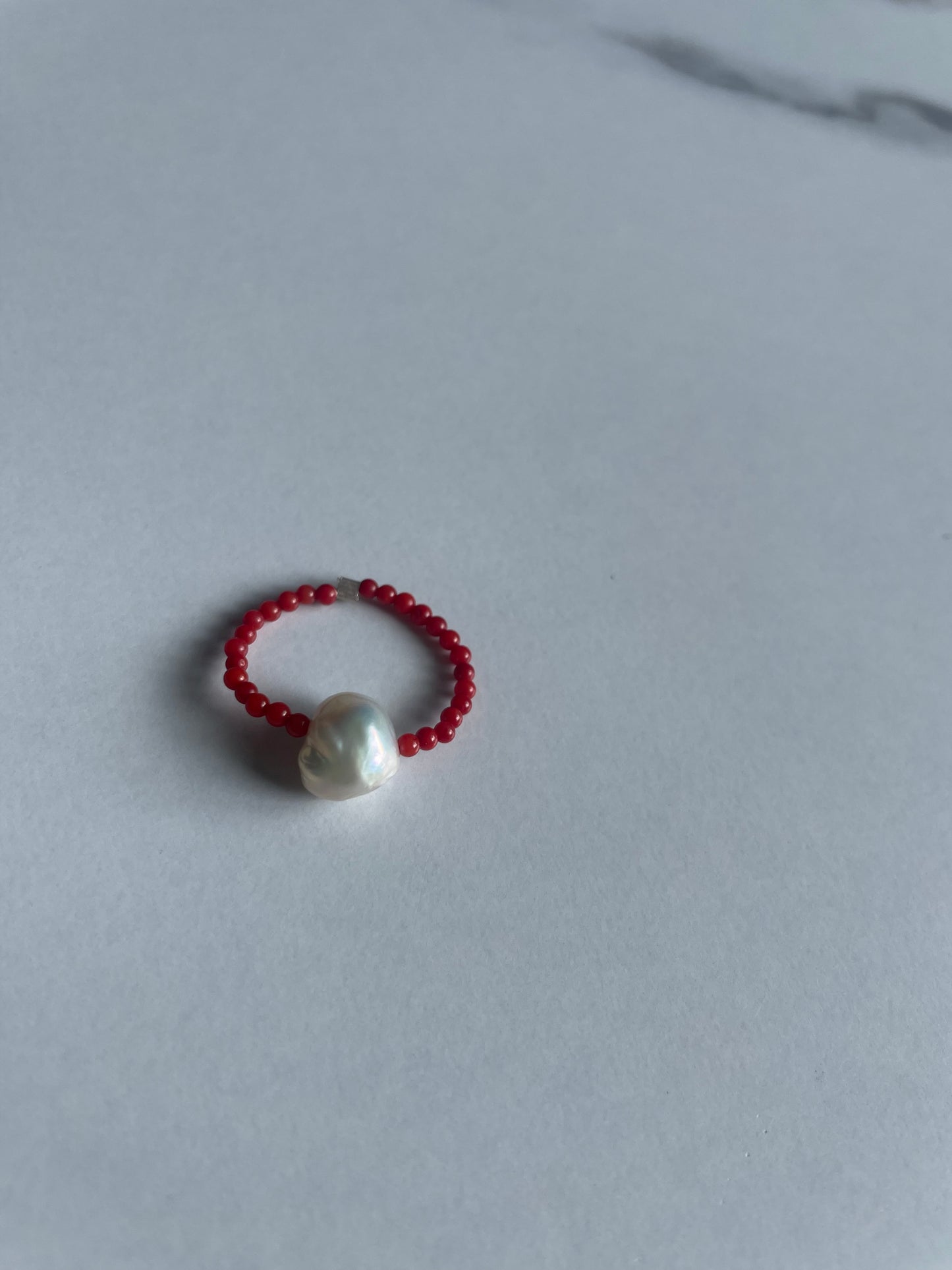 Coral Gem ring